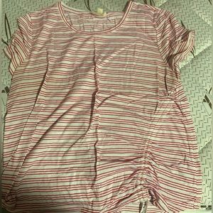 Striped red and white shirt from “Style and Co”